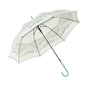 Parapluie droit automatique Stormproof Lady Stick de style japonais promotionnel