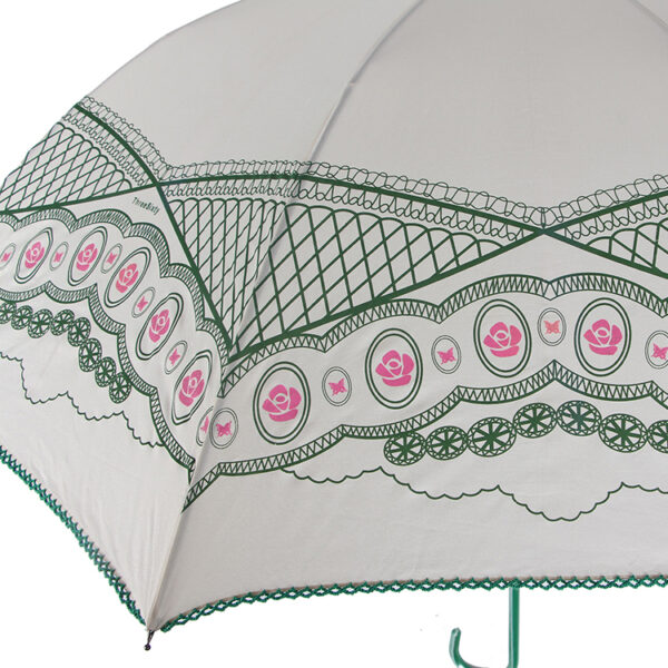 Parapluie droit automatique Stormproof Lady Stick de style japonais promotionnel