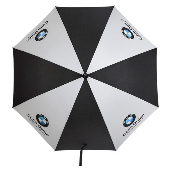 Customized stormproof golf umbrellas windproof metal with fibre glass frame umbrella