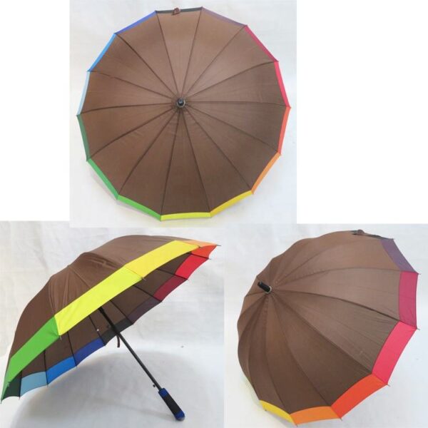 Factory cheap special handle golf sun protection fiberglass ribs Umbrella