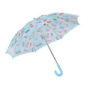 Ultimo cartone animato Rain Straight Boy Kid Ombrello per bambini per regalo