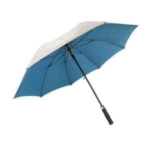 مزدوجة المظلة Polyeste Pongee Windproof Golf Umbrella Logo المطبوعة مظلة أوتوماتيكية مستقيمة