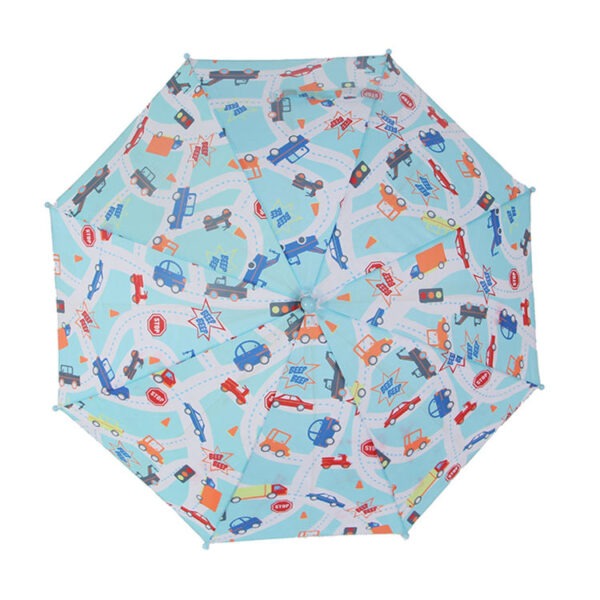 Populaire vente mignon dessin animé logo Design enfant parapluie droit