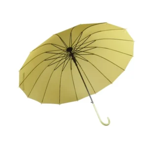 16 Ribs Large Long Handle Umbrella, Japanese Minimalist Style, Double Person Rain & Sun Protection Straight Umbrella, Wholesale
