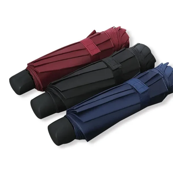 3 Folds Windproof Plain Umbrella Portable Folding Advertising Umbrella Custom Printed Logo Business Gift Umbrella