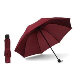 Bulk Plain 3-Fold Windproof Umbrella Custom Printed Logo Folding Umbrella Corporate Promotional Gift Umbrella