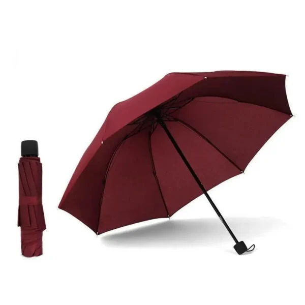 Bulk Plain 3-Fold Windproof Umbrella Custom Printed Logo Folding Umbrella Corporate Promotional Gift Umbrella