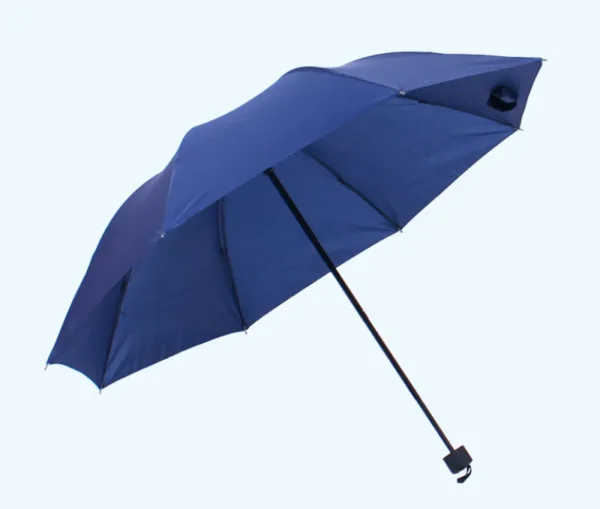 Commercial Promotion Folding Umbrella Solid Color 8 Bones Impact Cloth Waterproof Wind Resistant Manual 3 Fold Rain and Sun Protection Umbrella Wholesale
