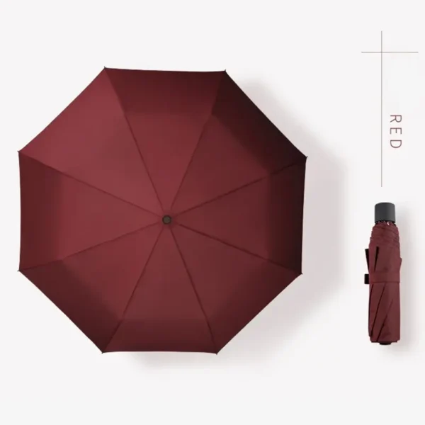 Custom Logo 3 Fold Manual Pongee Folding Umbrella Bulk Promotional Gift Advertising Umbrella