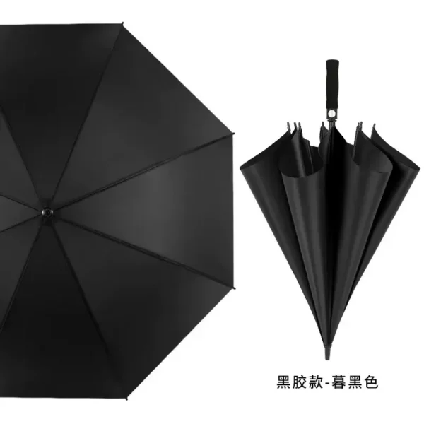 Heavy Duty Reinforced Double Layer Golf Umbrella Auto Open Straight Handle Sunshade Sun Protection Umbrella
