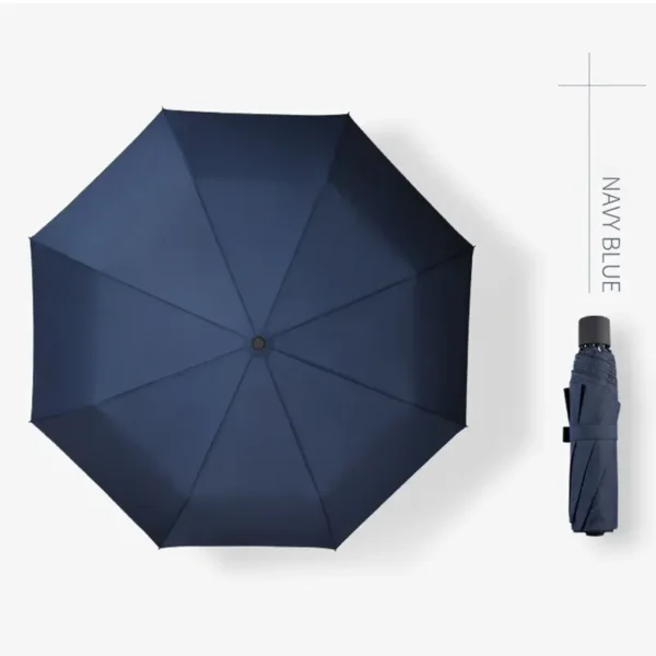 Pongee 3 Fold Manual Folding Umbrella Custom Logo Advertising Umbrella for Corporate Promotion Gifts
