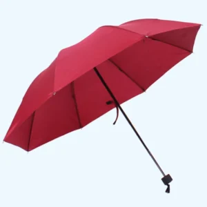 Portable 3-Fold Dual-Purpose Umbrella 8 Ribs Thick Impact Cloth Manual Opening Closing Solid Color Anti-UV Rain Sun Umbrella for Bulk Sale Portable 3-Fold Dual-Purpose Umbrella 8 Ribs Thick Impact Cloth Manual Opening Closing Solid Color Anti-UV Rain Sun Umbrella for Bulk Sale