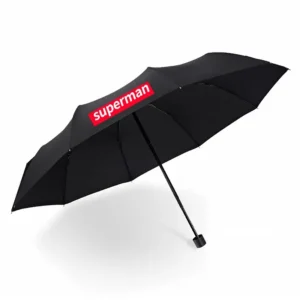 Promotional Gift 3 Fold Umbrella Manual Pongee Folding Umbrella Custom Logo Advertising Umbrella Wholesale Promotional Gift 3 Fold Umbrella Manual Pongee Folding Umbrella Custom Logo Advertising Umbrella Wholesale
